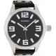 OOZOO Timepieces 51mm Black Leather Strap C1004
